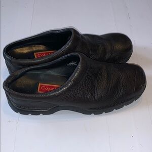 Cole Haan Dark Brown Leather Slip-On Shoes Men’s Size 10.5 Mules